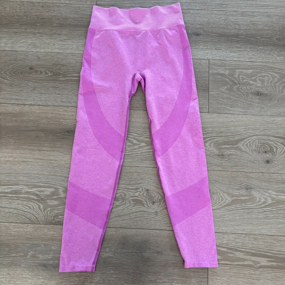 Victoria s Secret PINK Womens Bright Pink Seamless High-Waist Tight Leggings M